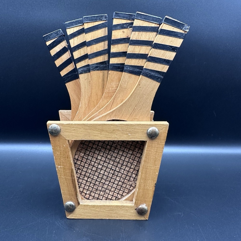 Tennis Racket Coaster Set